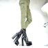Stylish Premium Women's Ankle Boots with Mega XXL Platform High Heels - Black and Blue Patent Finish